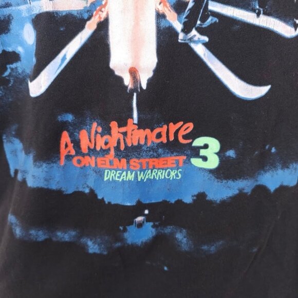 Nightmare On Elm Street 3 T Shirt Mens Size Large Black Dream Warriors Krueger - Picture 4 of 7